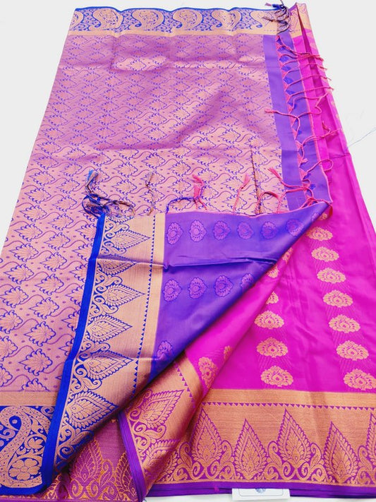 Kanchipuram Blended Semi Fancy Silk Saree 318