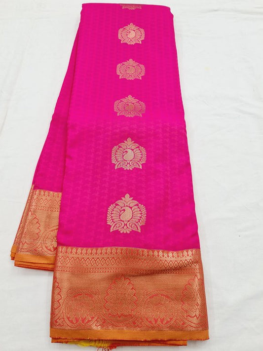 Kanchipuram Blended Semi Fancy Silk Saree 323