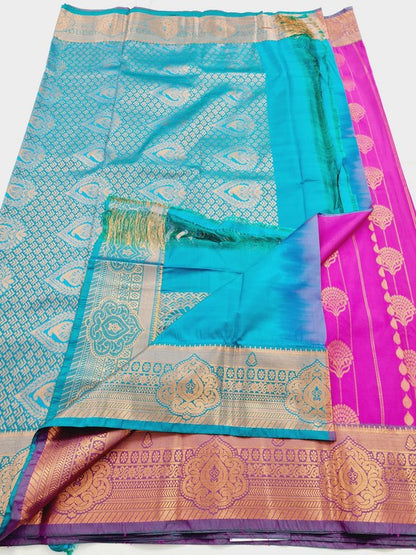 Kanchipuram Blended Semi Fancy Silk Saree 326 – Kanchipuram Lakshaya Silks