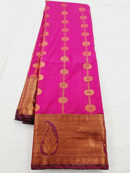 Kanchipuram Blended Semi Fancy Silk Saree 328 – Kanchipuram Lakshaya Silks
