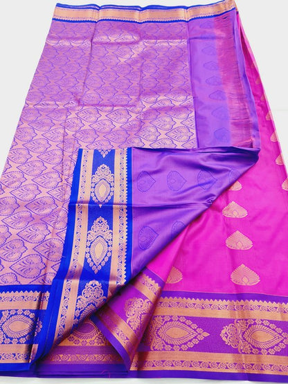 Kanchipuram Blended Semi Fancy Silk Saree 330 – Kanchipuram Lakshaya Silks