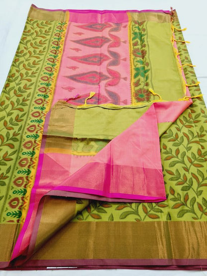 Kanchipuram Blended Semi Fancy Silk Saree 331 – Kanchipuram Lakshaya Silks