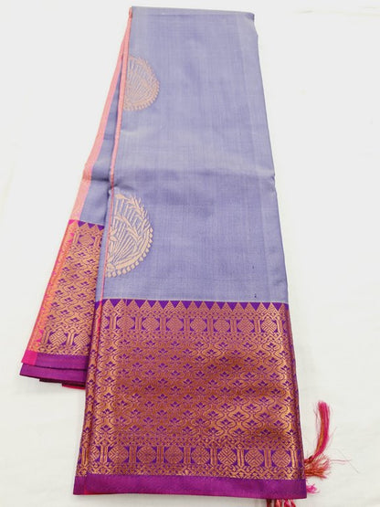 Kanchipuram Blended Semi Fancy Silk Saree 332 – Kanchipuram Lakshaya Silks