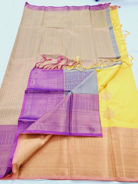 Kanchipuram Blended Semi Fancy Silk Saree 336