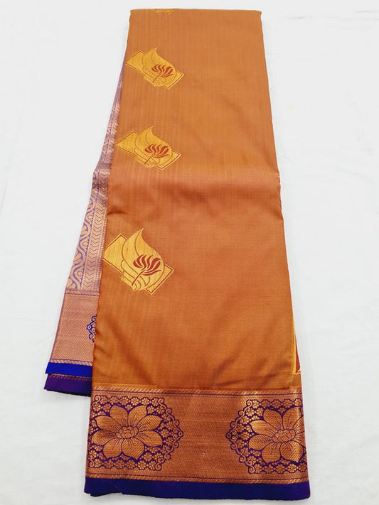 Kanchipuram Blended Semi Fancy Silk Saree 341