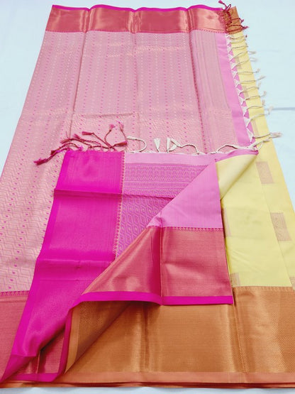 Kanchipuram Blended Semi Fancy Silk Saree 347 – Kanchipuram Lakshaya Silks