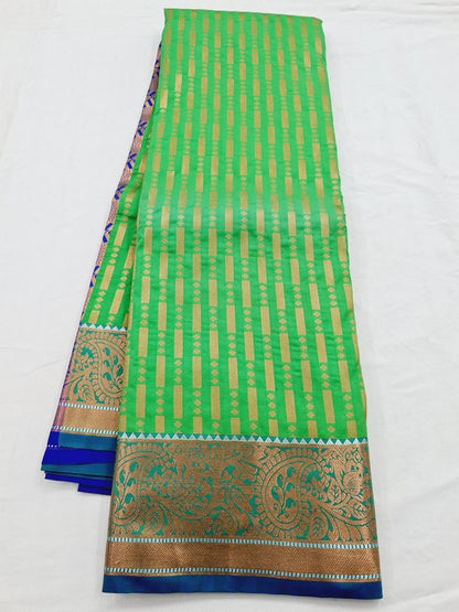 Kanchipuram Blended Semi Fancy Silk Saree 350 – Kanchipuram Lakshaya Silks