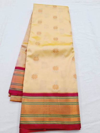Kanchipuram Blended Semi Fancy Silk Saree 351 – Kanchipuram Lakshaya Silks