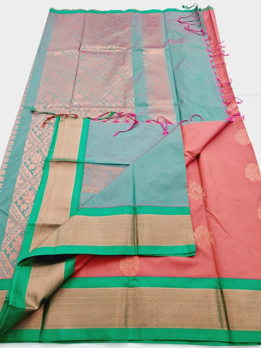 Kanchipuram Blended Semi Fancy Silk Saree 352
