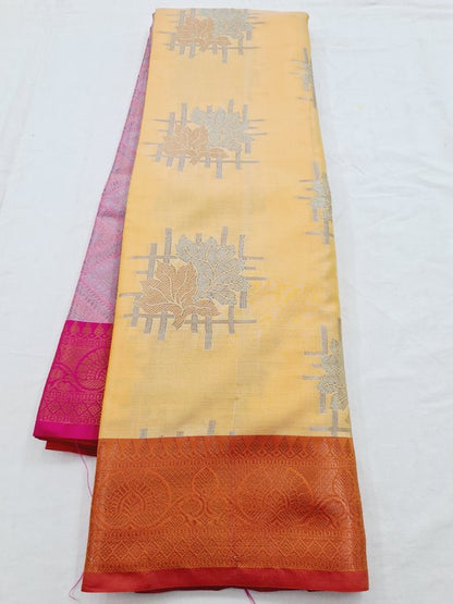 Kanchipuram Blended Semi Fancy Silk Saree 355 – Kanchipuram Lakshaya Silks