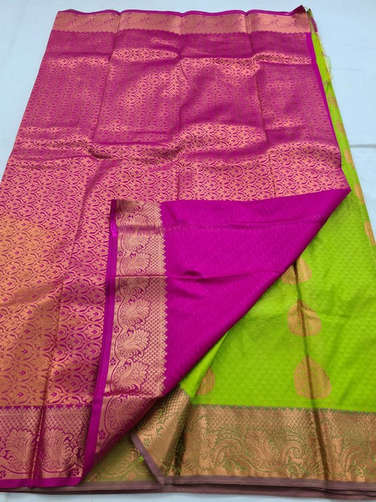 Kanchipuram Blended Semi Fancy Silk Saree 358