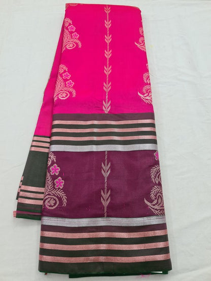 Kanchipuram Blended Semi Fancy Silk Saree 361 – Kanchipuram Lakshaya Silks