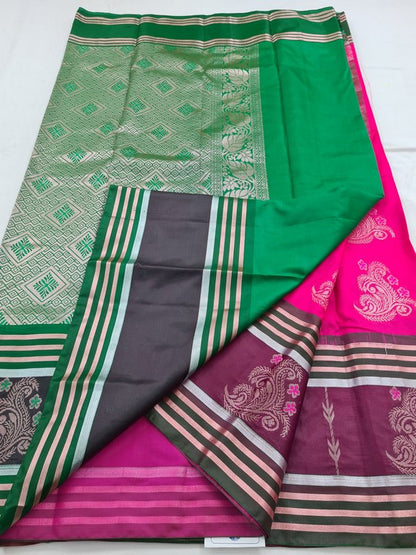 Kanchipuram Blended Semi Fancy Silk Saree 361 – Kanchipuram Lakshaya Silks