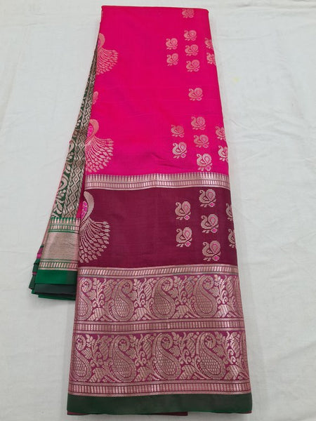 Kanchipuram Blended Semi Fancy Silk Saree 363