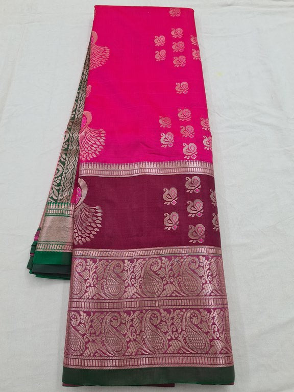 Kanchipuram Blended Semi Fancy Silk Saree 363