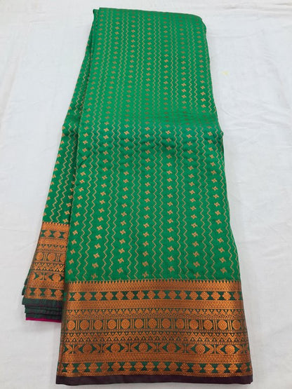Kanchipuram Blended Semi Fancy Silk Saree 366 – Kanchipuram Lakshaya Silks