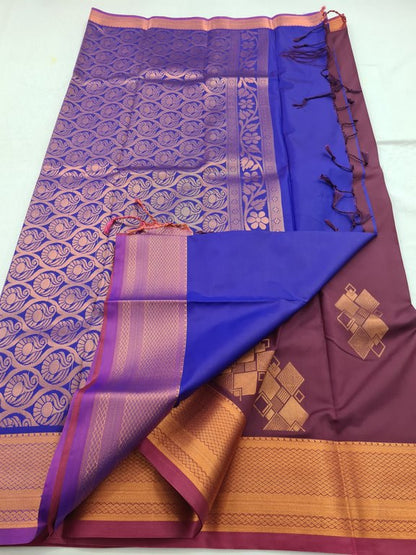 Kanchipuram Blended Semi Fancy Silk Saree 367 – Kanchipuram Lakshaya Silks