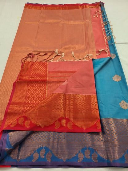 Kanchipuram Blended Semi Fancy Silk Saree 368 – Kanchipuram Lakshaya Silks