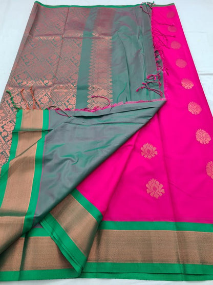 Kanchipuram Blended Semi Fancy Silk Saree 369 – Kanchipuram Lakshaya Silks
