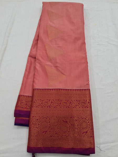 Kanchipuram Blended Semi Fancy Silk Saree 382
