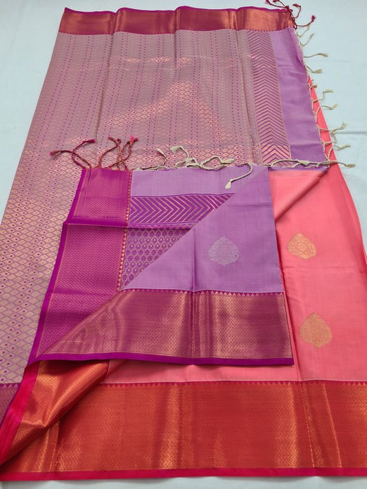 Kanchipuram Blended Semi Fancy Silk Saree 384