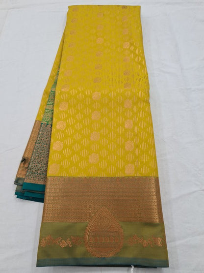 Kanchipuram Blended Semi Fancy Silk Saree 385 – Kanchipuram Lakshaya Silks