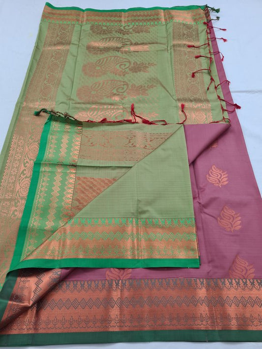 Kanchipuram Blended Semi Fancy Silk Saree 386
