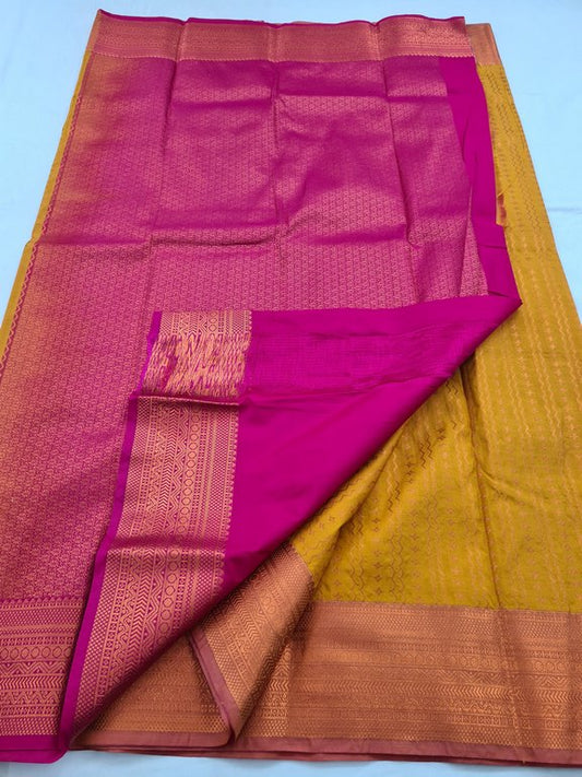 Kanchipuram Blended Semi Fancy Silk Saree 388