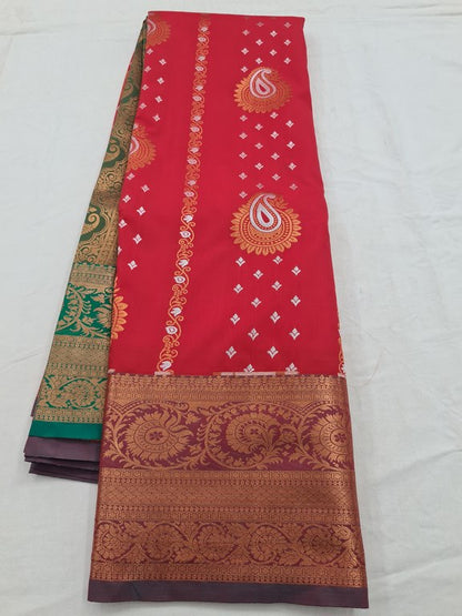 Kanchipuram Blended Semi Fancy Silk Saree 391 – Kanchipuram Lakshaya Silks