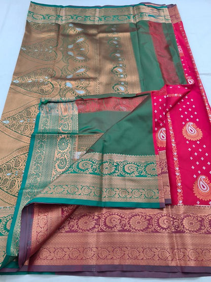 Kanchipuram Blended Semi Fancy Silk Saree 391 – Kanchipuram Lakshaya Silks