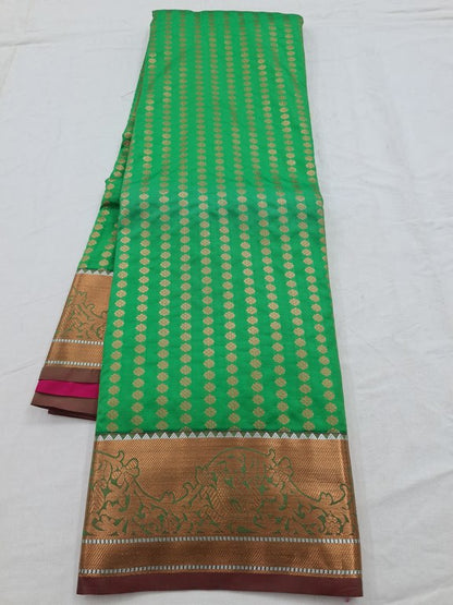 Kanchipuram Blended Semi Fancy Silk Saree 393 – Kanchipuram Lakshaya Silks