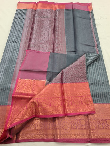 Kanchipuram Blended Semi Fancy Silk Saree 398 – Kanchipuram Lakshaya Silks
