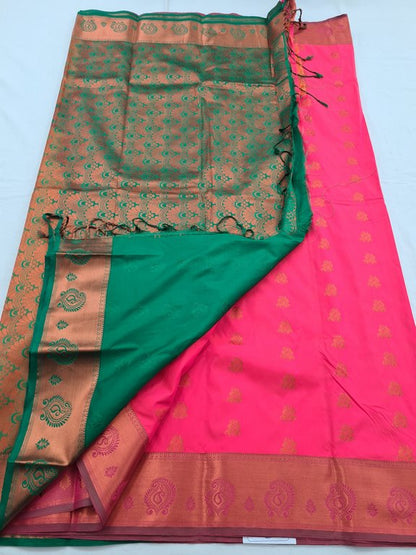 Kanchipuram Blended Semi Fancy Silk Saree 399 – Kanchipuram Lakshaya Silks