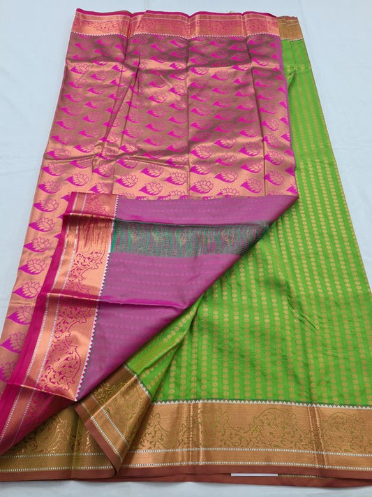Kanchipuram Blended Semi Fancy Silk Saree 401