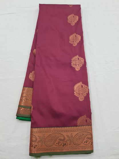 Kanchipuram Blended Semi Fancy Silk Saree 402 – Kanchipuram Lakshaya Silks