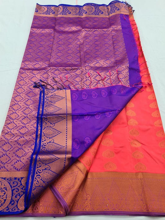 Kanchipuram Blended Semi Fancy Silk Saree 403