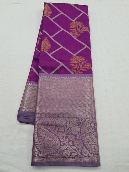 Kanchipuram Blended Semi Fancy Silk Saree 405 – Kanchipuram Lakshaya Silks