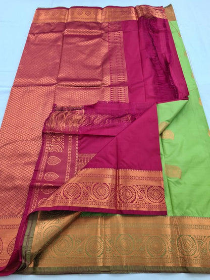 Kanchipuram Blended Semi Fancy Silk Saree 410 – Kanchipuram Lakshaya Silks