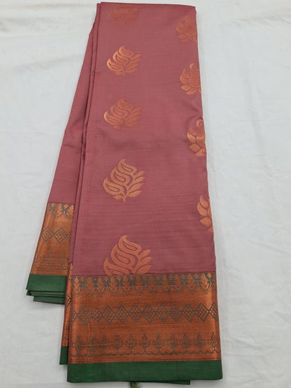 Kanchipuram Blended Semi Fancy Silk Saree 411 – Kanchipuram Lakshaya Silks