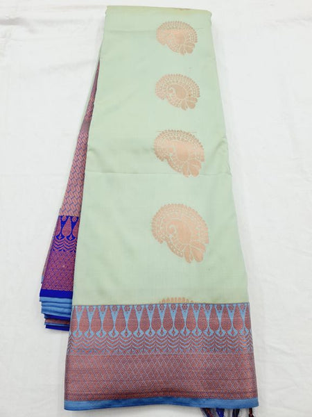 Kanchipuram Blended Semi Fancy Silk Saree 415