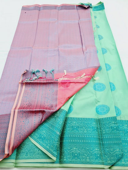 Kanchipuram Blended Semi Fancy Silk Saree 418 – Kanchipuram Lakshaya Silks