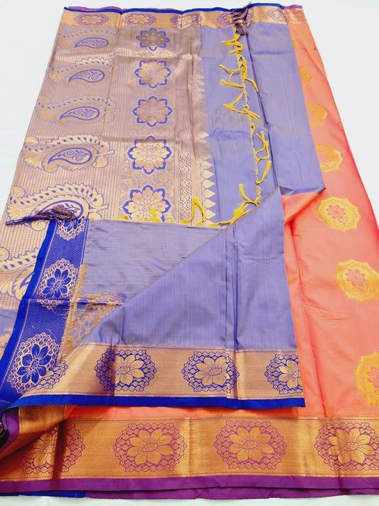 Kanchipuram Blended Semi Fancy Silk Saree 419