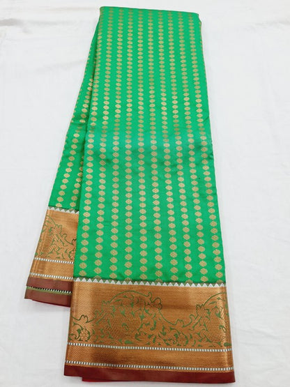 Kanchipuram Blended Semi Fancy Silk Saree 420 – Kanchipuram Lakshaya Silks