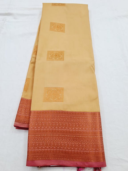Kanchipuram Blended Semi Fancy Silk Saree 424