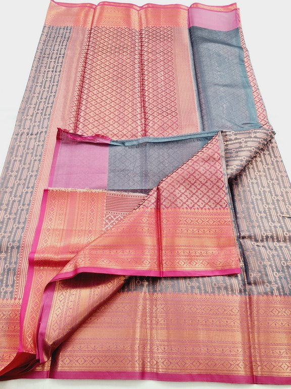 Kanchipuram Blended Semi Fancy Silk Saree 425