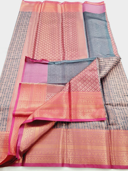 Kanchipuram Blended Semi Fancy Silk Saree 425 – Kanchipuram Lakshaya Silks