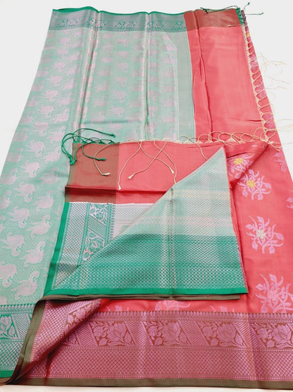 Kanchipuram Blended Semi Fancy Silk Saree 435 – Kanchipuram Lakshaya Silks