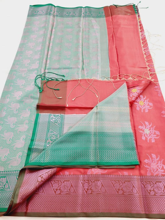 Kanchipuram Blended Semi Fancy Silk Saree 435
