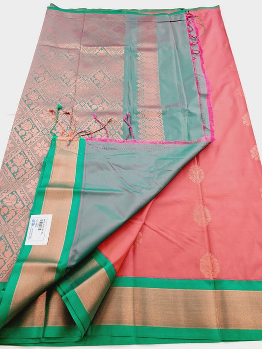 Kanchipuram Blended Semi Fancy Silk Saree 437