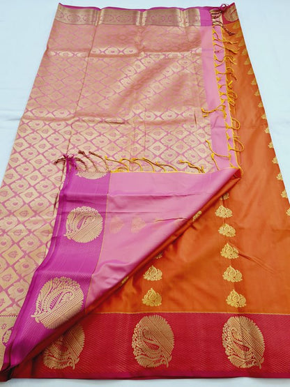 Kanchipuram Blended Semi Fancy Silk Saree 439 – Kanchipuram Lakshaya Silks